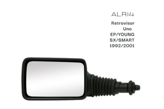 Espelho Retrovisor Esquerdo Com Controle Fiat Uno Premio Elba Pós 1989