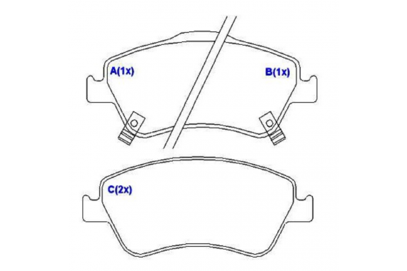 Pastilha Freio Dianteira Toyota Corolla 16v 2007 a 2014