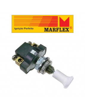 Interruptor Tipo Universal Bucha Longa Botão Branco Marflex