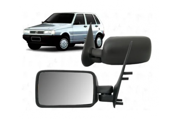 Espelho Retrovisor Direito S/Controle Fiat Uno Mille Pós 1990