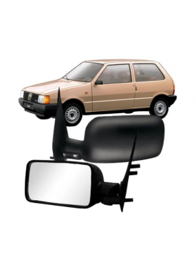 Espelho Retrovisor Esquerdo S/Controle Fiat Uno Mille Pós 1990