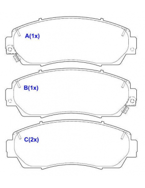 Pastilha Freio Dianteira Honda Crv 2.0 16v 2008 a 2019..