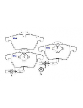 Pastilha Freio Dianteira Golf 1.8 2.0 8v 20v 1995 a 2013 Audi A3 S3 TT 1.8 20v Turbo 1996 a 2006