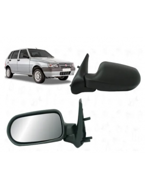 Espelho Retrovisor Esquerdo S/Controle Fiat Uno Pós 2004 4 portas