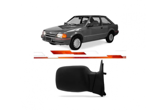 Espelho Retrovisor Direito S/Controle Apollo Escort Verona 1987 a 1992 Escort Hobby 1993 a 1996