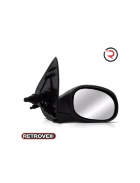 Espelho Retrovisor Esquerdo Com Controle Peugeot 206 207 Hoggar