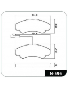 Kit Pastilha Freio Dianteira Fiat Ducato 2002 a 2016 Peugeot Boxer 2.8 8v 2002 a 2009 Bosch Cobreq