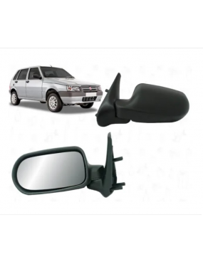 Espelho Retrovisor Direito S/Controle Fiat Uno Pós 2004 4 Portas