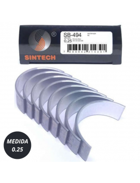 BRONZINA BIELA 025 COM FURO LUBRIFICACAO SINTECH