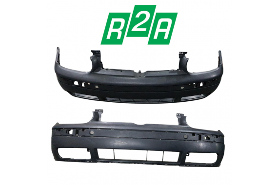 Parachoque Dianteiro Preto Liso P/Pintura Vw Golf 2005 a 2009 R2A