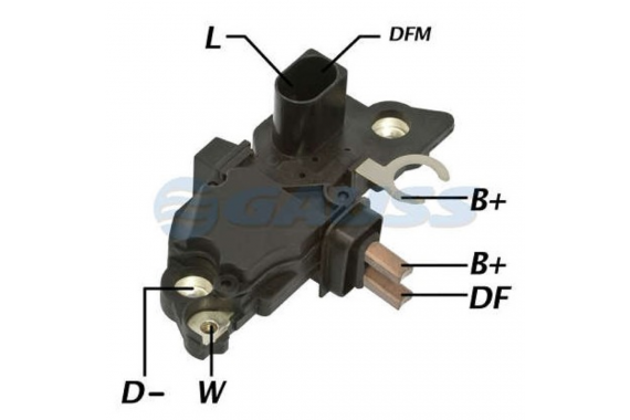 Regulador Voltagem Alternador Bosch Gauss