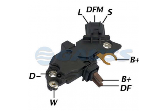 Regulador Voltagem Alternador 70ah Sistema Bosch Gauss