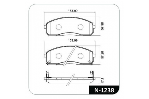 Jogo Pastilha Freio Dianteira Hyundai Hr 2.5 2006 a 2018 Akebono Cobreq