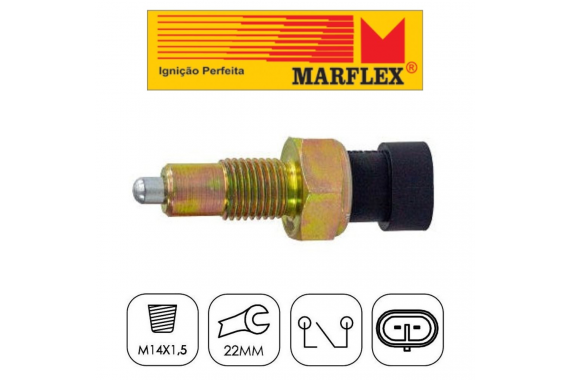 Interruptor Luz de Ré Fiat Uno Fiorino Palio Siena Strada Tempra Tipo Stilo Brava Doblo Idea Marea Punto Linea Bravo Argo Cronos