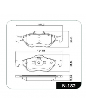 Kit Pastilha Freio Dianteira Ford Ecosport 2003 a 2012 Fiesta 1.6 8v 2005 a 2012 Teves Cobreq