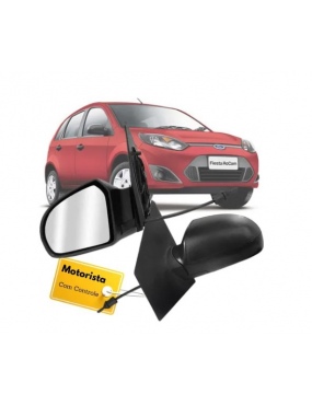 Espelho Retrovisor Esquerdo Com Controle Ford Fiesta 2002 a 2011..