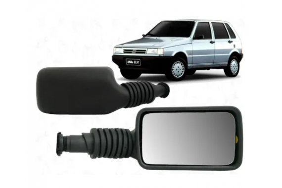 Espelho Retrovisor Direito S/Controle Fiat Uno Premio Elba 1985 a 1993 2 Portas