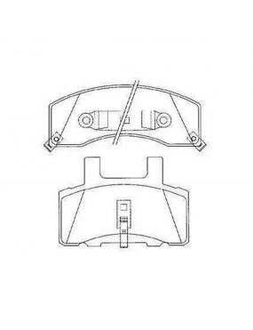 Jogo Pastilha de Freio Dianteira Sistema Bendix Dodge Ram 1500