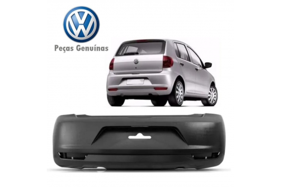 Para-choque Traseiro Preto Liso p/ pintura Fox I Volkswagen