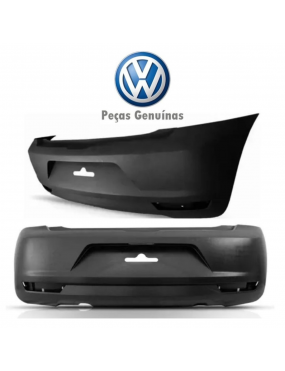 Para-choque Traseiro Preto Liso p/ pintura Fox I Volkswagen