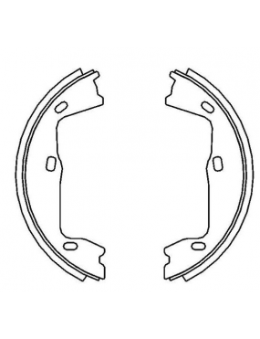 Sapata Freio Lona Chevrolet Astra 1994 a 1997 Omega 1993 a 2000 Vectra 1993 a 1996