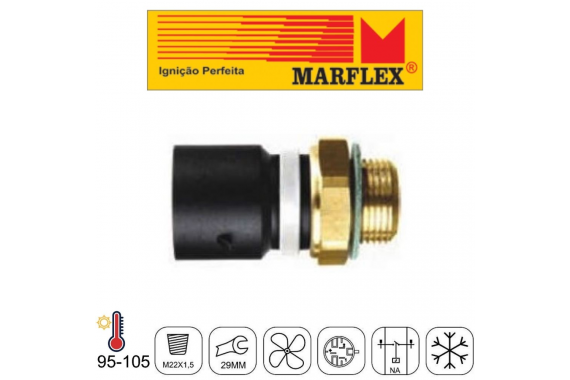 Interruptor Radiador Cebolão Gm Blazer Omega Silverado Suprema S10 Veraneio Caminhão C24 C25
