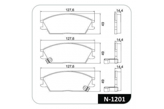 Kit Pastilha Freio Dianteira Honda Accent 1993 a 2001 Hyundai Elantra 1.5 1991 a 1998 Akebono Cobreq