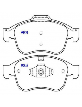 Pastilha Freio Dianteira Renault Captur Duster Fluence Oroch Sandero 2.0 16v
