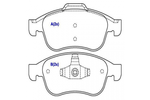 Pastilha Freio Dianteira Renault Captur Duster Fluence Oroch Sandero 2.0 16v