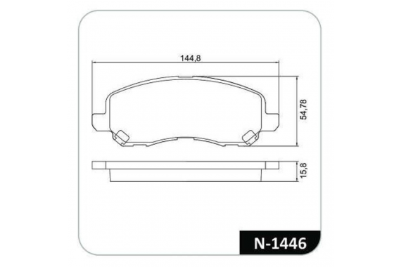 Jogo Pastilha Freio Dianteira Sumitomo Mitsubishi Lancer 2004 a 2018 Cobreq