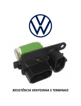 Resistência Ventoinha 5 Terminais  Vw Gol Voyage Saveiro Fox Spacefox ..