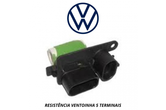 Resistência Ventoinha 5 Terminais  Vw Gol Voyage Saveiro Fox Spacefox 