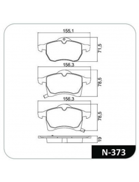 Kit Pastilha Freio Chevrolet Meriva Zafira 2010 a 2012 Astra Vectra 2010 a 2012 Dianteira Teves N-373 Cobreq