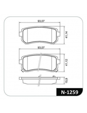 Kit Pastilha Freio Traseira Hyundai I30 2009 a 2013 Kia Cerato 2006 a 2013 Mando Cobreq