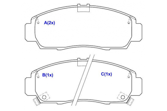 Pastilha Freio Dianteira Honda Accord 1998 a 2021 New Civic 2006 a 2016