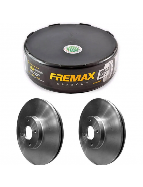 Par Disco Freio Dianteiro Ventilado Cobalt 1.4 1.8 2011 a 2018 Fremax