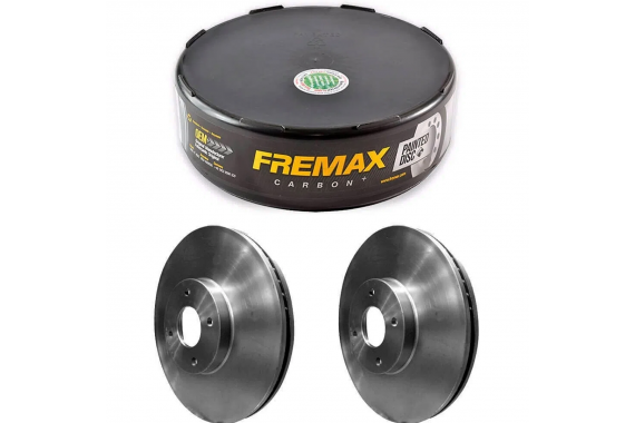 Par Disco Freio Dianteiro Ventilado Cobalt 1.4 1.8 2011 a 2018 Fremax