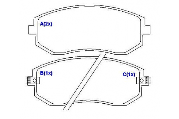 Pastilha Freio Dianteira Subaru Forester Impreza Legacy Outback