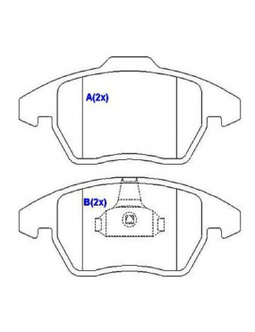 Pastilha Freio Dianteira Citroen C4 2.0 16v 2006 a 2015 Peugeot 3008 Rcz 1.6 16v 2010 a 2015 308 1.6 2.0 16v 2012 a 2019 Thp