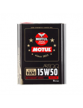 Oleo Motor 15w50 2 Lt Semi Sintetico 2100 Classic Motul