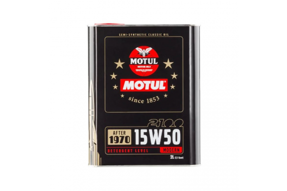 Oleo Motor 15w50 2 Lt Semi Sintetico 2100 Classic Motul