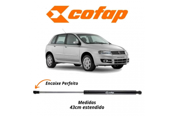 AMORTECEDOR TAMPA TRASEIRA COFAP FIAT STILO 2002 A 2011