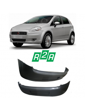 Parachoque Traseiro Liso P/Pintura Fiat Punto 2008 a 2012 R2A