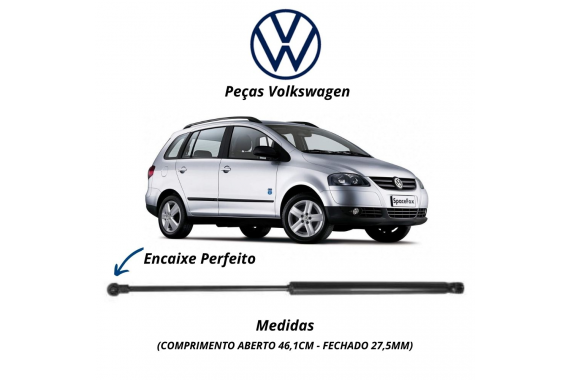 AMORTECEDOR TAMPA TRASEIRA VOLKSWAGEN SPACEFOX PÓS 2010/...