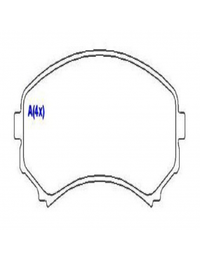 Kit Pastilha Freio Dianteira Mitsubishi Grandis Pajero Full Syl