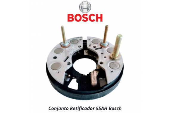 Conjunto Retificador Bosch 55ah Vw Gol G2 G3 1.0 1997 a 2005