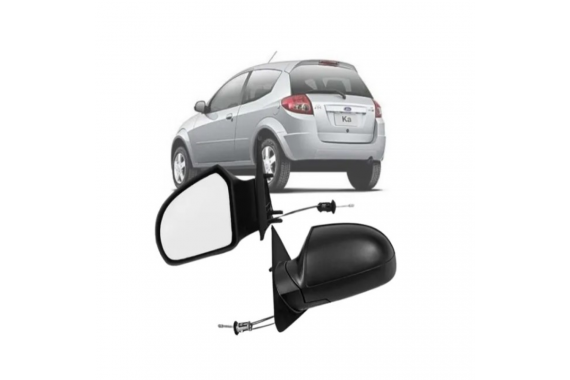 Espelho Retrovisor Direito C/Controle Ford Ka 2008 a 2013
