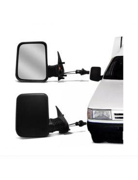 Espelho Retrovisor Direito C/Controle Fiat Fiorino 1997 a 2010