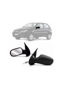 Espelho Retrovisor Esquerdo Com Controle Fiat Palio 2004 a 2007 2 Portas