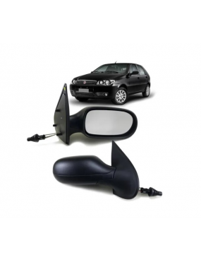 Espelho Retrovisor Esquerdo Com Controle Fiat Palio Siena Strada 2004 a 2007